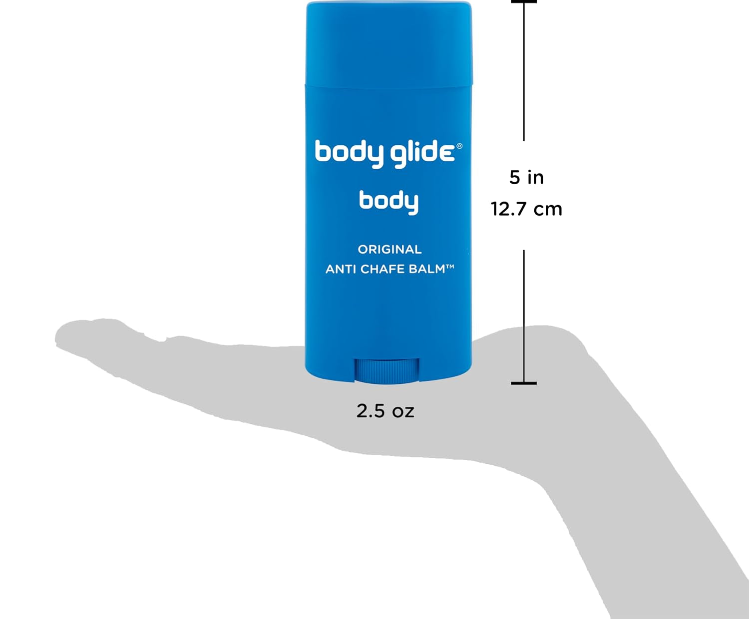 Body Glide Original anti Chafe Balm | anti Chafing Stick | Prevent Arm, Chest, Butt, Thigh, Ball Chafing & Irritation | Trusted Skin Protection since 1996 |2.5Oz-2Pk