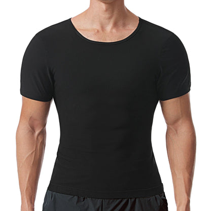 Men'S Sauna Suit Shirt - Heat Trapping Sweat Compression Vest, Shapewear Top, Gym Exercise Versatile Shaper Waist Trainer